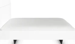 OTTO home Futonbett »Bett Doppelbett Holzbett AGORDO« 180x200 cm,mit hohem Kopfteil und schwebender Optik MADE IN GERMANY