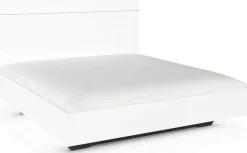 OTTO home Futonbett »Bett Doppelbett Holzbett AGORDO« 180x200 cm,mit hohem Kopfteil und schwebender Optik MADE IN GERMANY
