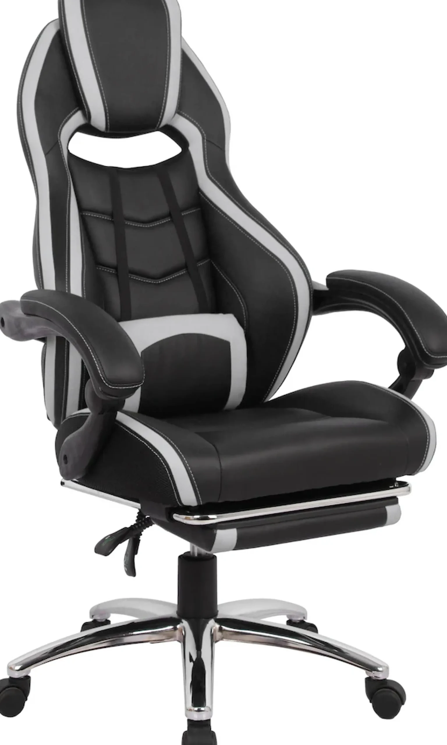 OTTO home Gaming-Stuhl »Sprinta 1, Chefsessel mit ausziehbarer Fußstütze« () komfortabel gepolstert mit vielen ergonomischen Funktionen