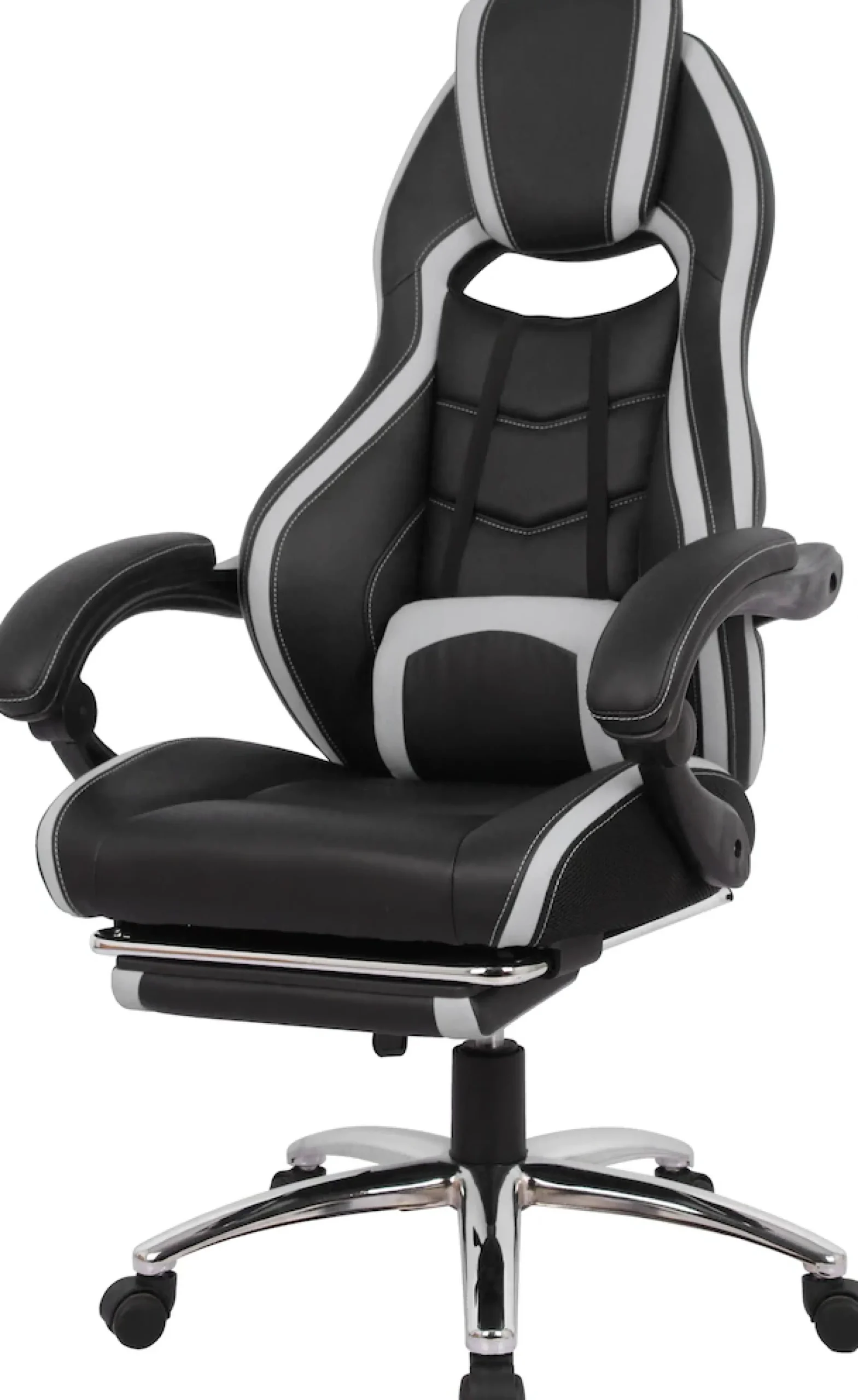OTTO home Gaming-Stuhl »Sprinta 1, Chefsessel mit ausziehbarer Fußstütze« () komfortabel gepolstert mit vielen ergonomischen Funktionen