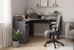 OTTO home Gamingtisch »Fowey« Breite 139 cm, moderner Eck-Schreibtisch