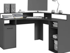 OTTO home Gamingtisch »Fowey« Breite 139 cm, moderner Eck-Schreibtisch