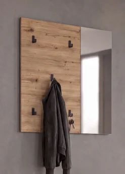 OTTO home Garderobenpaneel »FJELL, Breite 80cm, 5 Haken, Spiegel«