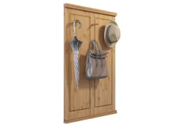 OTTO home Garderobenpaneel »Gotland« aus massiver Kiefer, FSC®-zertifiziert, mit 6 Haken, 85 cm breit