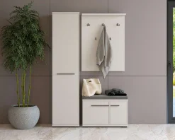 OTTO home Garderobenpaneel »Opera, Wandregal, mit Haken, mit Regal, in Kaschmirfarbe« Wandgarderobe, Aufhänger, Höhe 100cm, mit 5 Hakken