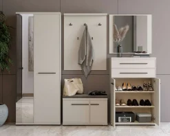 OTTO home Garderobenpaneel »Opera, Wandregal, mit Haken, mit Regal, in Kaschmirfarbe« Wandgarderobe, Aufhänger, Höhe 100cm, mit 5 Hakken