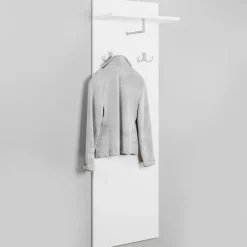 OTTO home Garderobenpaneel »Paris« 1 Stk. tlg. Wandgarderobe mit Doppelhaken und Kleiderstange (B/T/H): 40/21,5/130cm