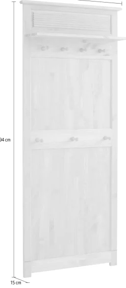 OTTO home Garderobenpaneel »Rauna« aus massiver Kiefer, Breite 85 cm, FSC®-zertifiziert