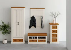 OTTO home Garderobenpaneel »Selma« aus massivem Kiefernholz, Höhe 105 cm, Breite 80 cm