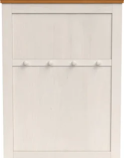 OTTO home Garderobenpaneel »Selma« aus massivem Kiefernholz, Höhe 105 cm, Breite 80 cm