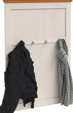 OTTO home Garderobenpaneel »Selma« aus massivem Kiefernholz, Höhe 105 cm, Breite 80 cm