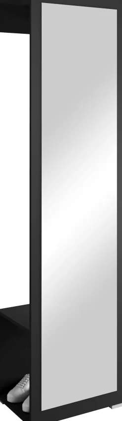 OTTO home Garderobenschrank »Paris« moderne Garderobenschrank 190cm, mit Kleiderstange und Frontspiegel