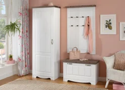 OTTO home Garderobenschrank »Trinidad« aus massiver Kiefer, FSC® zertifiziert, Breite 69 cm