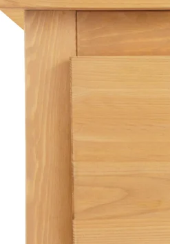 OTTO home Garderobenschrank »Bertram« aus schönem massivem Kiefernholz, mit einer Spiegeltür, Höhe 170 cm