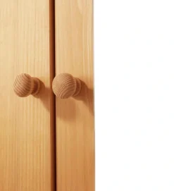 OTTO home Garderobenschrank »Bertram« aus schönem massivem Kiefernholz, mit einer Spiegeltür, Höhe 170 cm