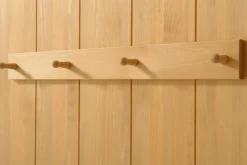 OTTO home Garderobenschrank »Bertram« aus schönem massivem Kiefernholz, mit einer Spiegeltür, Höhe 170 cm