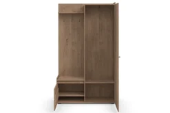 OTTO home Garderobenschrank »Kosmo« mit Spiegel Maße 118 x 30 cm, Höhe 190 cm, Breite 110 cm