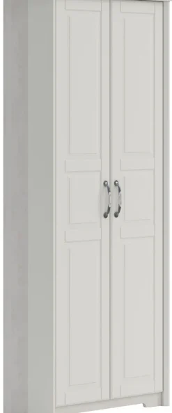 OTTO home Garderobenschrank »Evergreen« (H/B/T): 191/77,7/38,5cm,UV lackiert, mit Soft-Close-Funktion und ausziehbarer Kleiderstange