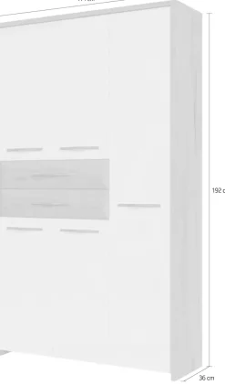 OTTO home Garderobenschrank »Gala« hochwertig UV lackiert, Soft-Close-Funktion, Höhe 192cm
