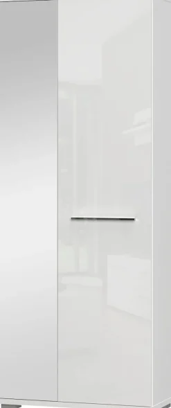 OTTO home Garderobenschrank »Piano« UV lackiert, hochglänzend, Soft-Close Funktion, mit Spiegel