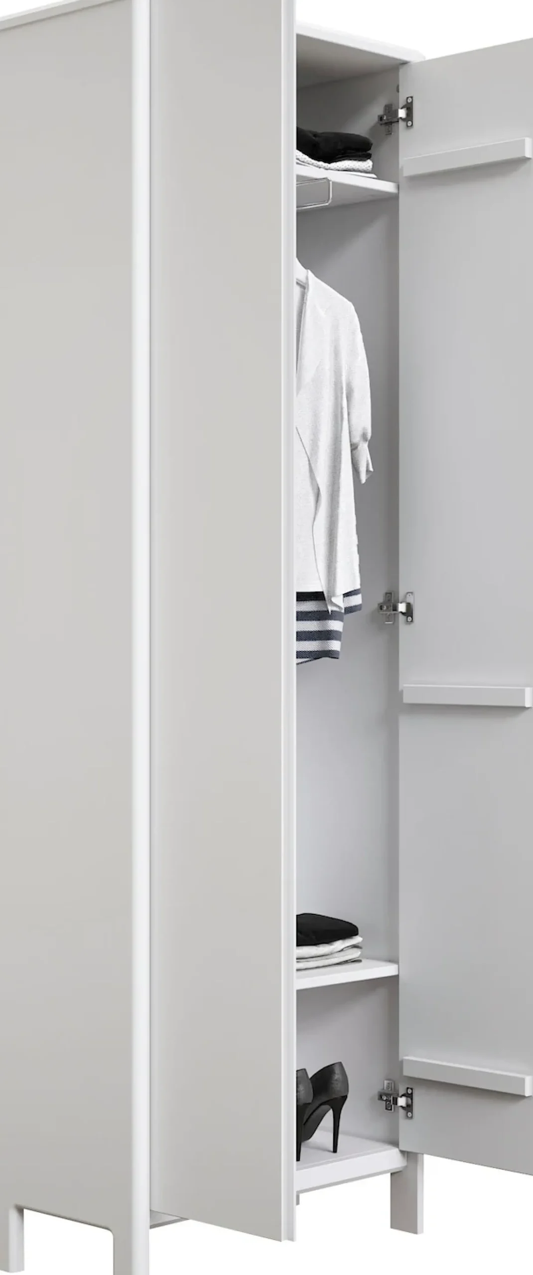 OTTO home Garderobenschrank »Luven, Dielenschrank, Kleiderschrank, Schrank« FSC®-zertifiziertes Massivholz, Höhe 192 cm