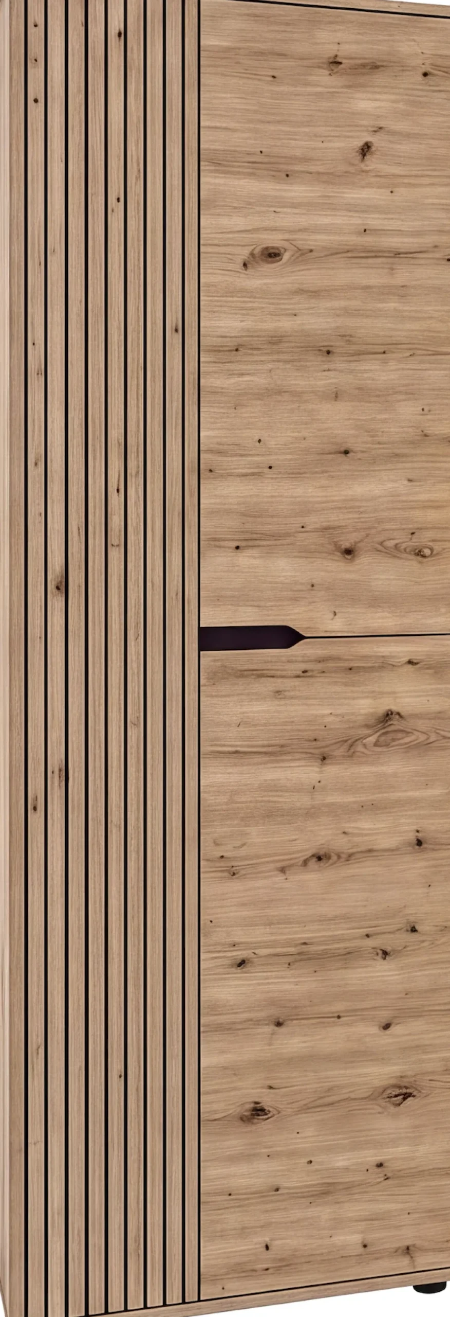 OTTO home Garderobenschrank »FJELL, Breite 65cm, 2 Türen, 4 Einlegeböden, 6 Fächer, 1 Kleiderstange« Kleiderschrank, Schrank, Dielenschrank, Flurschrank, Mehrzweckschrank