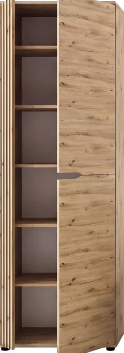 OTTO home Garderobenschrank »FJELL, Breite 65cm, 2 Türen, 4 Einlegeböden, 6 Fächer, 1 Kleiderstange« Kleiderschrank, Schrank, Dielenschrank, Flurschrank, Mehrzweckschrank