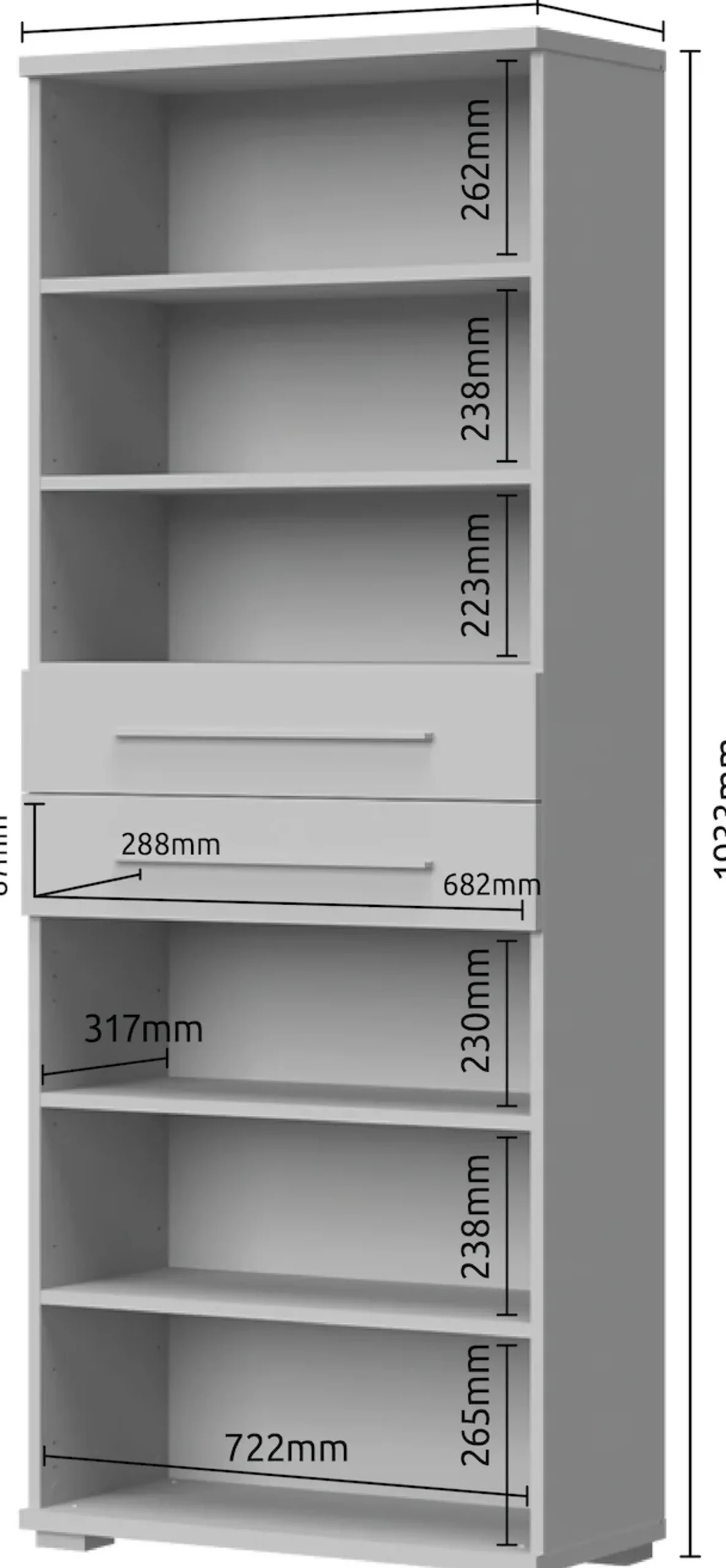 OTTO home Garderobenschrank »Piano« UV lackiert, hochglänzend, Soft-Close Funktion