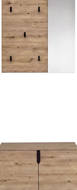 OTTO home Garderoben-Set »FJELL, Breite 80cm, 2-teilige Kombination best. aus: Sitzbank & Paneel«