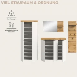 OTTO home Garderoben-Set »MAMBO II, 4-teilig, TOPSELLER!, hängend oder stehend montierbar« 4 Stk. tlg.
