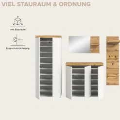 OTTO home Garderoben-Set »MAMBO II, 4-teilig, TOPSELLER!, hängend oder stehend montierbar« 4 Stk. tlg.
