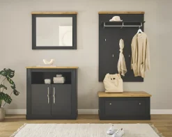 OTTO home Garderoben-Set »Westminster, Garderobe im Landhausstil, Komplettset mit viel Stauraum« 4 Stk. tlg.
