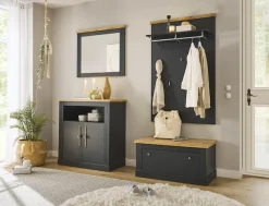 OTTO home Garderoben-Set »Westminster, Garderobe im Landhausstil, Komplettset mit viel Stauraum« 4 Stk. tlg.