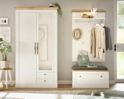 OTTO home Garderoben-Set »Westminster, Garderobe im Landhausstil, Komplettset mit viel Stauraum« 3 Stk. tlg.