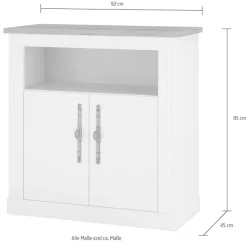 OTTO home Garderoben-Set »Westminster, Garderobe im Landhausstil, Komplettset mit viel Stauraum« 2 Stk. tlg.