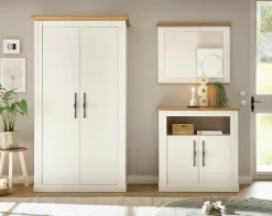 OTTO home Garderoben-Set »Westminster, Garderobe im Landhausstil, Komplettset mit viel Stauraum« 3 Stk. tlg.