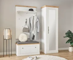 OTTO home Garderoben-Set »Westminster, Garderobe im Landhausstil, Komplettset mit viel Stauraum« 3 Stk. tlg.