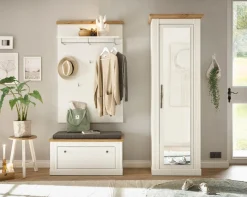 OTTO home Garderoben-Set »Westminster, Garderobe im Landhausstil, Komplettset mit viel Stauraum« 3 Stk. tlg.
