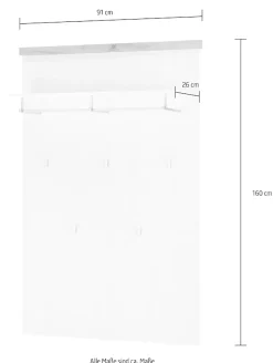 OTTO home Garderoben-Set »Westminster, Garderobe im Landhausstil, Komplettset mit viel Stauraum« 3 Stk. tlg.