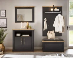 OTTO home Garderoben-Set »Westminster, Garderobe im Landhausstil, Komplettset mit viel Stauraum« 4 Stk. tlg.