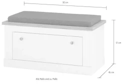 OTTO home Garderoben-Set »Westminster, Garderobe im Landhausstil, Komplettset mit viel Stauraum« 4 Stk. tlg.