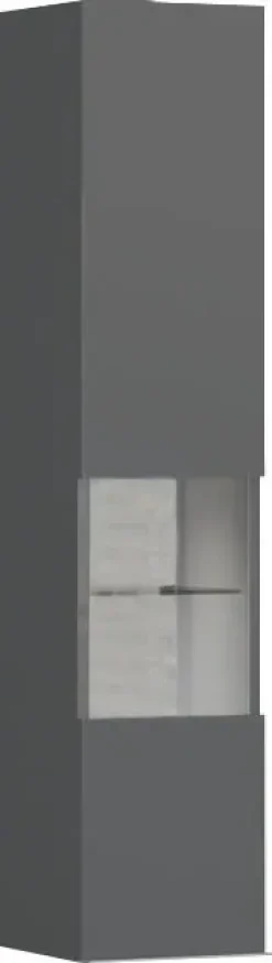 OTTO home Glasvitrine »Onyx« hochwertig UV lackiert, mit Soft-Close-Funktion, Höhe 140cm