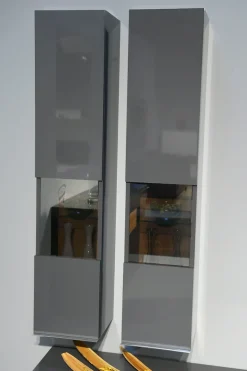 OTTO home Glasvitrine »Onyx« hochwertig UV lackiert, mit Soft-Close-Funktion, Höhe 140cm