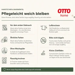 OTTO home Handtuch Set »Inga, 8 tlg. Handtuch-Set 50x100cm« Handtücher mit feiner Bordüre, 100% Baumwolle, einfarbig, weich