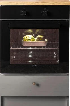 OTTO home Herdumbauschrank »KS-Westminster, Herdumbau, Unterschrank, Ofenschrank, Küchenschrank« Breite 63 cm, Nischenmaß B/T/H 56,8/62,5/58,8 cm, mit 1 Schubkasten