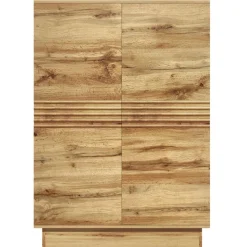 OTTO home Highboard »Angers« Kommode, Midischrank mit Push-to-open, 2 Einlegeböden, Breite 90 cm