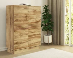 OTTO home Highboard »Angers« Kommode, Midischrank mit Push-to-open, 2 Einlegeböden, Breite 90 cm