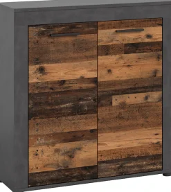 OTTO home Highboard »AOSTA, Höhe 88 cm, 2 Türen, 3 Fächer, 2 Einlegeböden« in verschiedenen Farbausführungen, individuell kombinierbar,Kommode, Schrank, Anrichte, Standschrank, Sideboard, Wohnzimmer