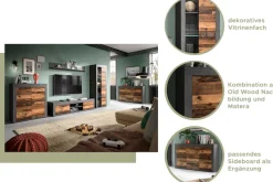 OTTO home Highboard »AOSTA, Höhe 88 cm, 2 Türen, 3 Fächer, 2 Einlegeböden« in verschiedenen Farbausführungen, individuell kombinierbar,Kommode, Schrank, Anrichte, Standschrank, Sideboard, Wohnzimmer