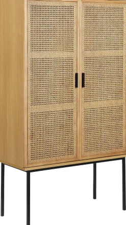 OTTO home Highboard »Feines« Eschenholz-Details, robustem Metallgestell, FSC-zertifiziertem Holz